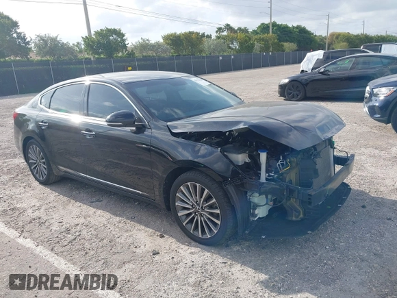 2018 Kia Cadenza Premium with VIN KNALB4J18J5120345, listed as a IAAI auction lot 42079048 with 46,371 mi miles. Bid and sale history available at carsss.com. Image 1.