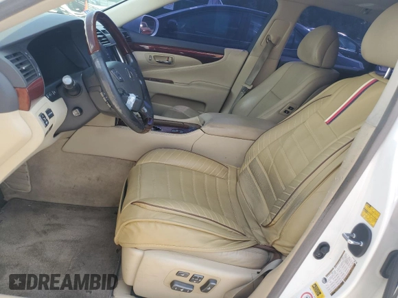 2008 Lexus LS 460 z VIN JTHBL46F785065055, wystawiony jako Copart lot #65877475 z przebiegiem 268 808 mil mil oraz Czysty tytuł • Clean title. Historia ofert i sprzedaży dostępna na DreamBid. Obrazek 7.