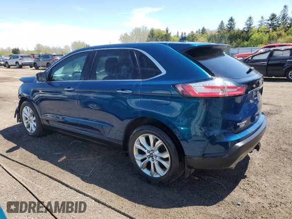 2020 Ford Edge Titanium z VIN 2FMPK4K94LBB67925, wystawiony jako Copart lot #54587635 z przebiegiem 125 830 mil mil oraz Szkoda całkowita • Salvage title. Historia ofert i sprzedaży dostępna na DreamBid. Obrazek 2.