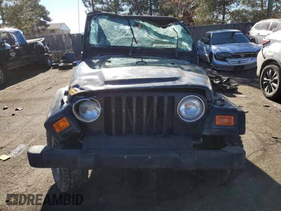 2000 Jeep Wrangler SE with VIN 1J4FA29P8YP727063, listed as a Copart auction lot 89113555 with 91,032 mi miles and Salvage Title. Bid and sale history available at carsss.com. Image 5.