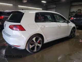 2017 Volkswagen Golf GTI Autobahn with VIN 3VW547AU8HM073563, listed as a Copart auction lot 80335064 with 63,730 mi miles and Salvage Title. Bid and sale history available at carsss.com. Image 3.