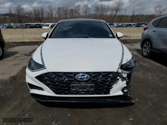 2021 Hyundai Sonata SEL with VIN 5NPEF4JA5MH083663, listed as a Copart auction lot 49771485 with 63,499 mi miles and Salvage Title. Bid and sale history available at carsss.com. Image 5.