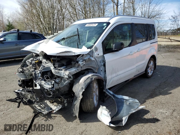2015 Ford Transit Connect XLT with VIN NM0AE8F78F1204103, listed as a Copart auction lot 50800425 with 83,075 mi miles and Salvage title. Bid and sale history available at DreamBid. Image 1.
