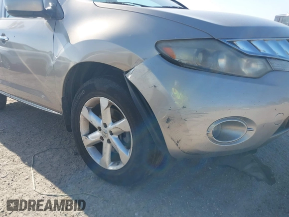 2009 Nissan Murano SL with VIN JN8AZ18U69W006374, listed as a IAAI auction lot 42021900 with 209,749 mi miles. Bid and sale history available at carsss.com. Image 12.