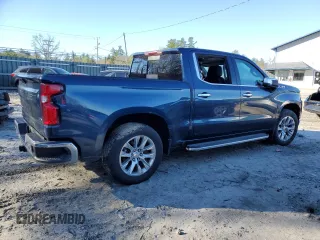 2021 Chevrolet Silverado 1500 LTZ with VIN 3GCUYGET6MG133899, listed as a Copart auction lot 80316094 with Not Provided miles and Salvage Title. Bid and sale history available at DreamBid. Image 3.