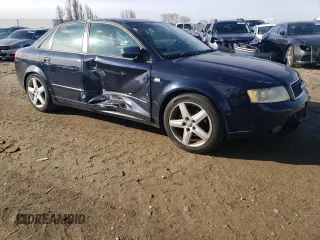2005 Audi A4 1.8T with VIN WAUJC68E25A033580, listed as a Copart auction lot 45163855 with 170,755 mi miles and Salvage Title. Bid and sale history available at carsss.com. Image 4.