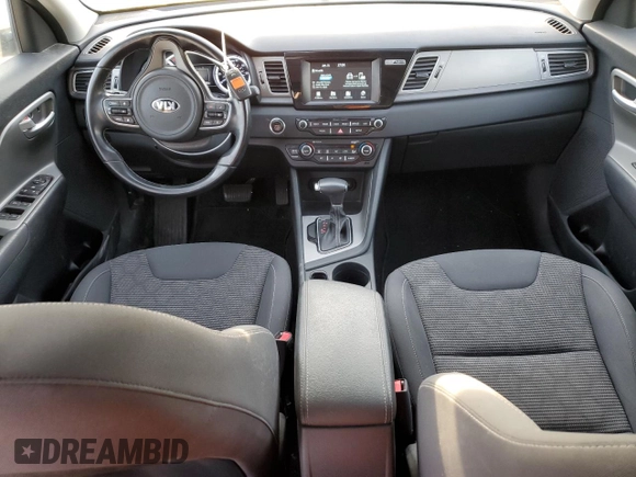 2018 Kia Niro LX with VIN KNDCB3LC8J5207495, listed as a Copart auction lot 43771735 with 81,304 mi miles and Salvage Title. Bid and sale history available at carsss.com. Image 8.