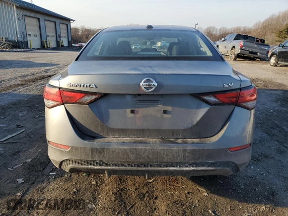 2022 Nissan Sentra SV with VIN 3N1AB8CV6NY210123, listed as a Copart auction lot 42646245 with 13,254 mi miles and Salvage Title. Bid and sale history available at carsss.com. Image 6.