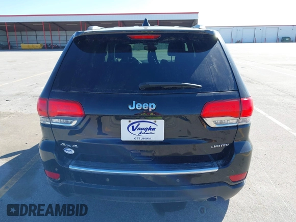 2017 Jeep Grand Cherokee Limited with VIN 1C4RJFBG9HC662672, listed as a IAAI auction lot 41763565 with 140,581 mi miles. Bid and sale history available at carsss.com. Image 17.
