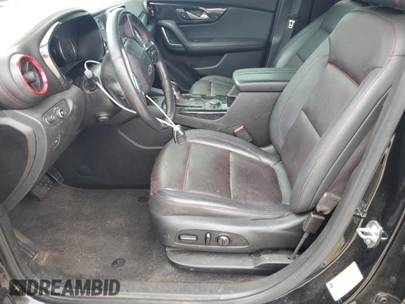 2020 Chevrolet Blazer RS z VIN 3GNKBERS4LS697598, wystawiony jako Copart lot #55914245 z przebiegiem 65 578 mil mil oraz Szkoda całkowita • Salvage title. Historia ofert i sprzedaży dostępna na DreamBid. Obrazek 7.