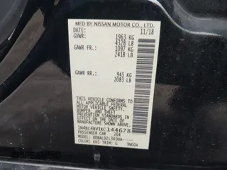 2019 Nissan Altima S with VIN 1N4BL4BV1KC144678, listed as a IAAI auction lot 42101538 with 181,101 mi miles and . Bid and sale history available at carsss.com. Image 9.