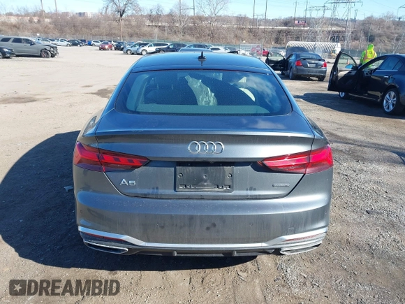2021 Audi A5 Sportback S line Premium Plus with VIN WAUFACF52MA047877, listed as a IAAI auction lot 41643604 with 34,912 mi miles. Bid and sale history available at carsss.com. Image 16.