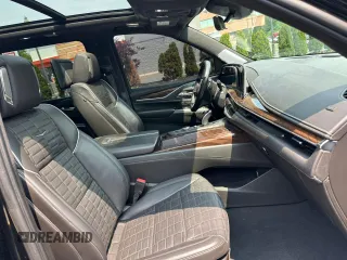 2021 Cadillac Escalade ESV 4WD Premium Luxury Platinum z VIN 1GYS4MKL8MR367932, wystawiony jako Copart lot #60240855 z przebiegiem 182 308 mil mil oraz Czysty tytuł • Clean title. Historia ofert i sprzedaży dostępna na DreamBid. Obrazek 10.