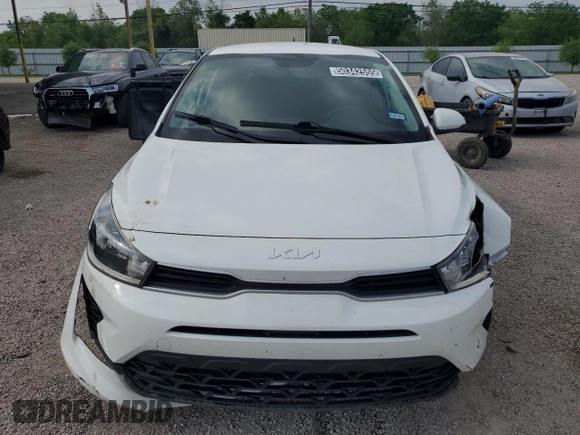 2022 Kia Rio LX with VIN 3KPA24ADXNE503508, listed as a Copart auction lot 50342555 with 77,303 mi miles and Clean Title. Bid and sale history available at carsss.com. Image 5.
