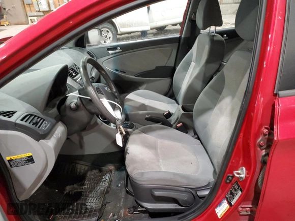 2012 Hyundai Accent GLS with VIN KMHCT4AE3CU245678, listed as a Copart auction lot 88844015 with Not Provided miles and Salvage Title. Bid and sale history available at carsss.com. Image 7.