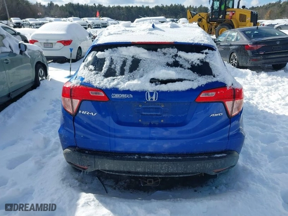 2018 Honda HR-V EX-L Navi with VIN 3CZRU6H78JM724107, listed as a IAAI auction lot 41532737 with 1 mi miles. Bid and sale history available at carsss.com. Image 16.