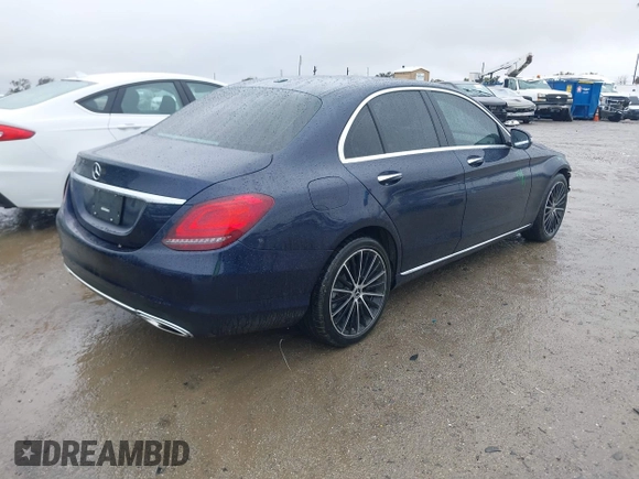 2021 Mercedes-Benz C 300 with VIN W1KWF8DB2MR637496, listed as a IAAI auction lot 41583647 with 38,746 mi miles and . Bid and sale history available at carsss.com. Image 4.