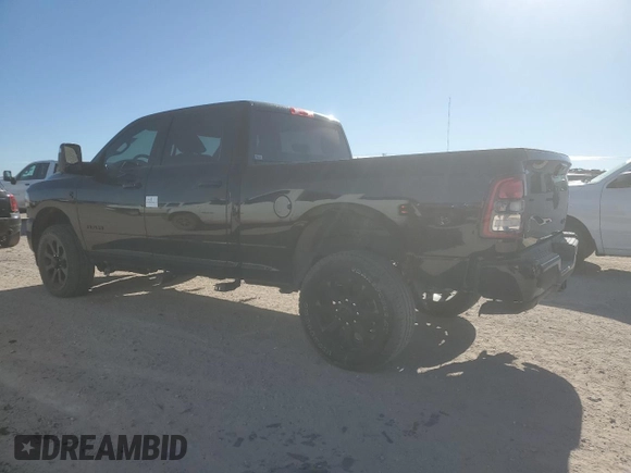 2024 Ram 2500 Big Horn with VIN 3C6UR5DL9RG177929, listed as a Copart auction lot 84730124 with 9,117 mi miles and Salvage Title. Bid and sale history available at carsss.com. Image 2.