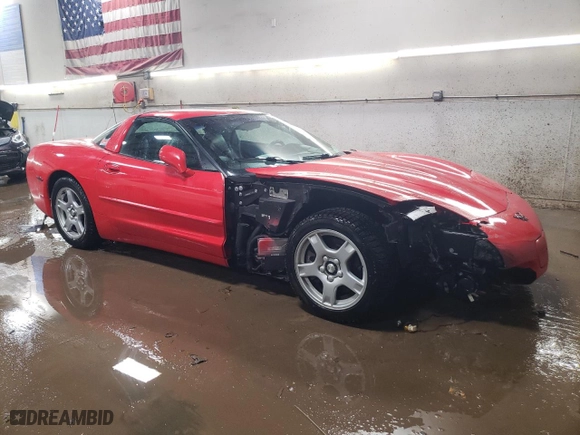 1999 Chevrolet Corvette with VIN 1G1YY22G2X5129638, listed as a Copart auction lot 44350395 with 81,574 mi miles and Salvage Title. Bid and sale history available at carsss.com. Image 4.
