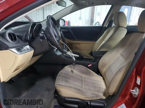 2011 Mazda 3 i Touring with VIN JM1BL1VG5B1362169, listed as a Copart auction lot 56945655 with 157,437 mi miles and Salvage Title. Bid and sale history available at DreamBid. Image 7.