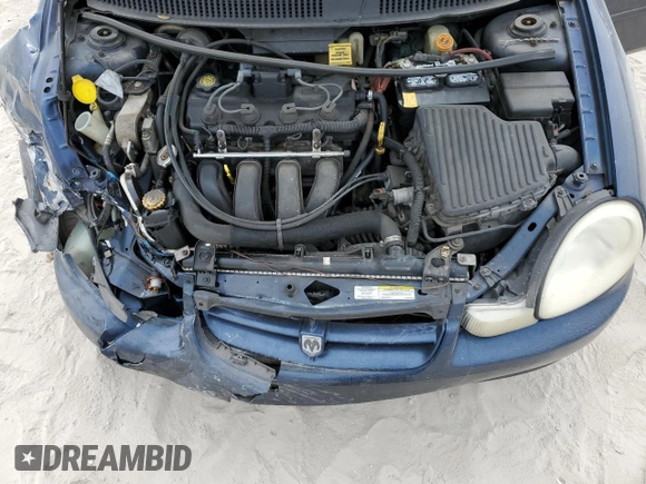 2002 Dodge Neon SE with VIN 1B3ES46C02D501704, listed as a Copart auction lot 83476794 with 187,860 mi miles and Salvage Title. Bid and sale history available at carsss.com. Image 12.