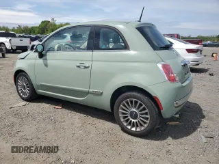2012 FIAT 500 Lounge z VIN 3C3CFFCR8CT120214, wystawiony jako Copart lot #56963235 z przebiegiem 42 992 mil mil oraz Czysty tytuł • Clean title. Historia ofert i sprzedaży dostępna na DreamBid. Obrazek 2.