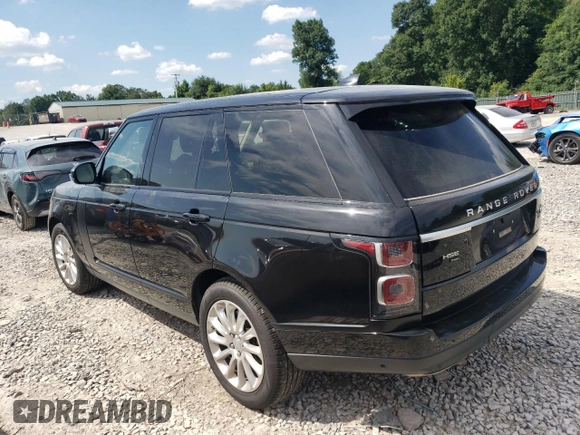 2020 Land Rover Range Rover HSE with VIN SALGS2RU1LA413952, listed as a Copart auction lot 62476765 with 62,673 mi miles and Salvage title. Bid and sale history available at DreamBid. Image 2.