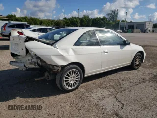 2005 Honda Civic Cpe LX with VIN 1HGEM22525L049352, listed as a Copart auction lot 73554414 with 79,872 mi miles and Salvage Title. Bid and sale history available at carsss.com. Image 3.