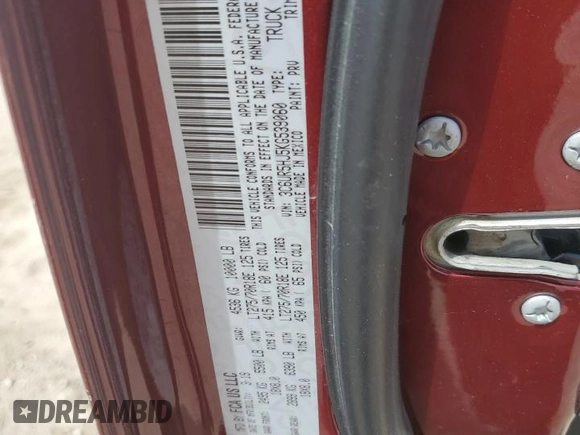 2019 Ram 2500 Tradesman with VIN 3C6UR5HJ5KG539060, listed as a Copart auction lot 56026925 with 174,155 mi miles and Salvage title. Bid and sale history available at DreamBid. Image 12.