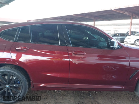 2024 BMW X4 M40i with VIN 5UX43DT0XR9U23493, listed as a IAAI auction lot 41444996 with 10,619 mi miles. Bid and sale history available at carsss.com. Image 14.