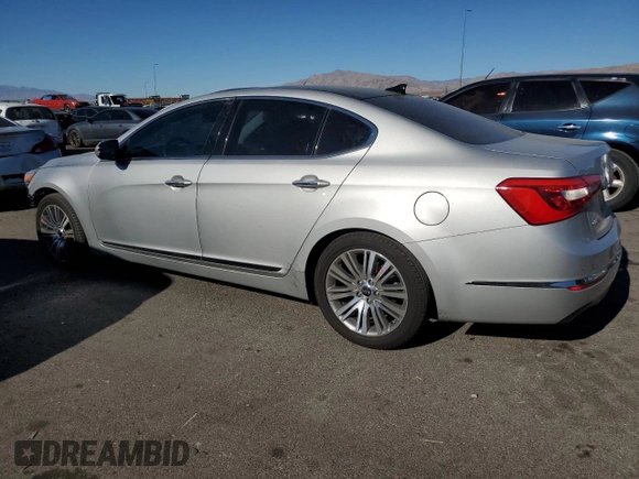 2016 Kia Cadenza Premium with VIN KNALN4D71G5218729, listed as a Copart auction lot 83393954 with 34,343 mi miles and Salvage Title. Bid and sale history available at carsss.com. Image 2.