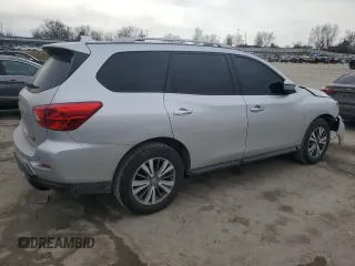 2020 Nissan Pathfinder SV with VIN 5N1DR2BN7LC602470, listed as a Copart auction lot 46803775 with 82,313 mi miles and Salvage Title. Bid and sale history available at carsss.com. Image 3.