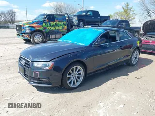 2015 Audi A5 Premium with VIN WAUCFAFR7FA001198, listed as a IAAI auction lot 41994551 with 126,557 mi miles. Bid and sale history available at carsss.com. Image 2.