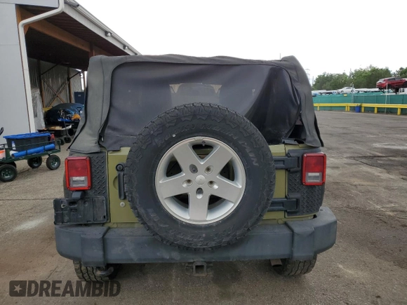 2013 Jeep Wrangler Sport with VIN 1C4AJWAGXDL586971, listed as a Copart auction lot 61574535 with 178,927 mi miles and Clean title. Bid and sale history available at DreamBid. Image 6.