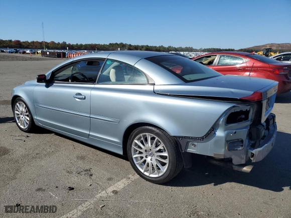 2007 Volvo C70 with VIN YV1MC68207J015145, listed as a Copart auction lot 76976894 with 72,374 mi miles and Salvage Title. Bid and sale history available at carsss.com. Image 2.