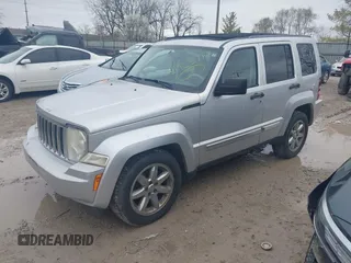 2008 Jeep Liberty Limited with VIN 1J8GN58KX8W174565, listed as a IAAI auction lot 41923710 with 148,437 mi miles and . Bid and sale history available at carsss.com. Image 2.