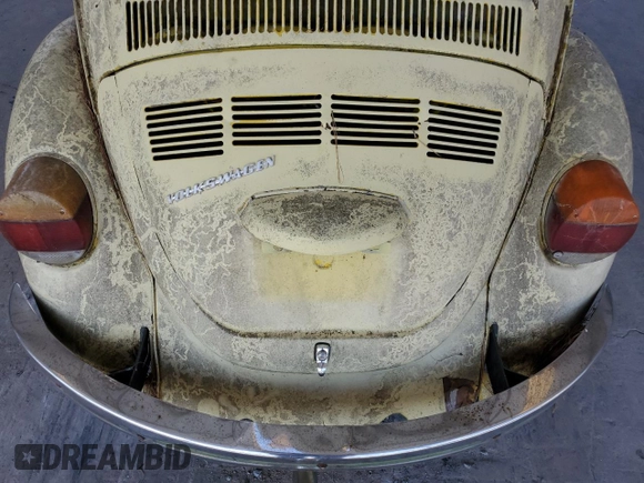 1973 Volkswagen Beetle with VIN 1132632464, listed as a Copart auction lot 70818624 with 6,730 mi miles and Clean Title. Bid and sale history available at DreamBid. Image 11.