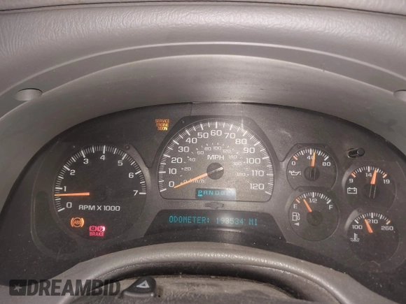 2004 Chevrolet TrailBlazer EXT LS with VIN 1GNET16S346226037, listed as a IAAI auction lot 41565416 with 193,534 mi miles. Bid and sale history available at carsss.com. Image 7.