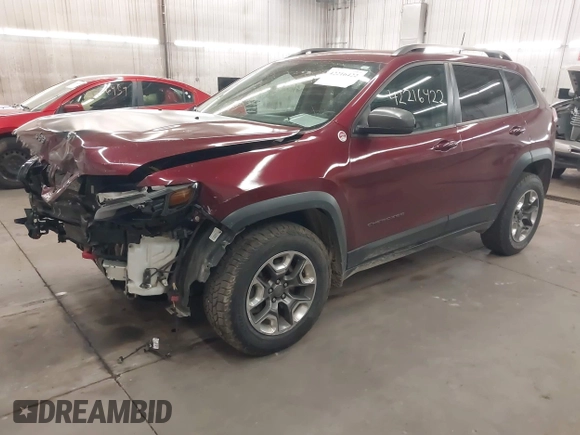 2019 Jeep Cherokee Trailhawk with VIN 1C4PJMBX7KD200267, listed as a IAAI auction lot 42216422 with Not provided miles and . Bid and sale history available at DreamBid. Image 2.