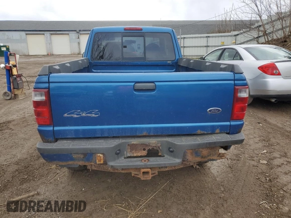 2002 Ford Ranger XL Fleet with VIN 1FTZR45E52TA26961, listed as a Copart auction lot 52254145 with 126,893 mi miles and Clean title. Bid and sale history available at DreamBid. Image 6.