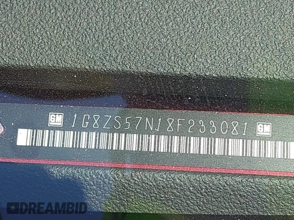 2008 Saturn Aura XE z VIN 1G8ZS57N18F233081, wystawiony jako IAAI lot #42147304 z przebiegiem 129 801 mil mil oraz . Historia ofert i sprzedaży dostępna na DreamBid. Obrazek 9.