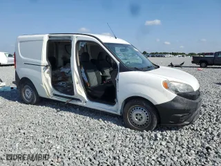 2017 Ram ProMaster City Cargo Van Tradesman with VIN ZFBERFAB0H6D73813, listed as a Copart auction lot 54014105 with 58,996 mi miles and Salvage Title. Bid and sale history available at carsss.com. Image 4.