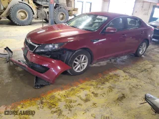 2011 Kia Optima LX with VIN KNAGM4A71B5070910, listed as a Copart auction lot 45143415 with 303,597 mi miles and Clean Title. Bid and sale history available at carsss.com. Image 1.