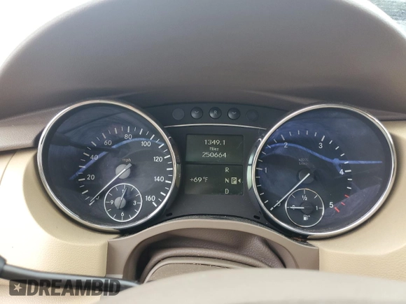 2008 Mercedes-Benz R 3.0L with VIN 4JGCB22E68A077789, listed as a Copart auction lot 70955314 with 250,664 mi miles and Clean title. Bid and sale history available at DreamBid. Image 9.