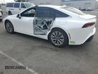 2023 Toyota Mirai XLE with VIN JTDAAAAA8PA009516, listed as a Copart auction lot 62543395 with 27,867 mi miles and Salvage title. Bid and sale history available at DreamBid. Image 2.