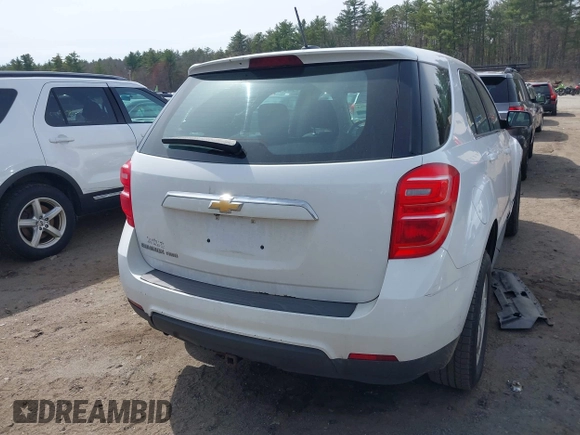 2017 Chevrolet Equinox LS with VIN 2GNFLEEK4H6116143, listed as a IAAI auction lot 42010784 with 181,650 mi miles. Bid and sale history available at carsss.com. Image 16.