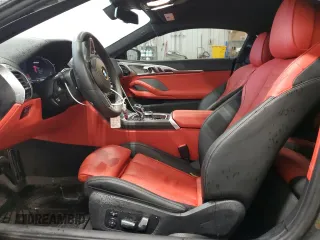 2021 BMW 8 Series M850i xDrive with VIN WBABC4C08MCE91845, listed as a Copart auction lot 67661964 with 6,002 mi miles and Salvage Title. Bid and sale history available at carsss.com. Image 7.