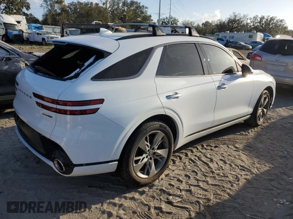 2024 Genesis GV70 Sport with VIN 5NMMCDTC1RH011009, listed as a Copart auction lot 77260974 with 1,672 mi miles and Non Repairable. Bid and sale history available at DreamBid. Image 3.