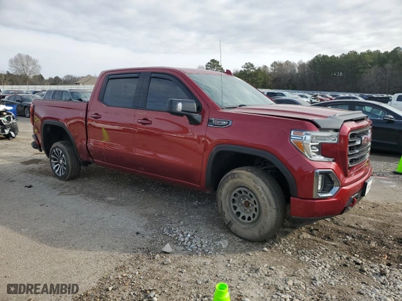 2019 GMC Sierra 1500 AT4 with VIN 3GTP9EEL3KG179069, listed as a Copart auction lot 46860505 with 132,651 mi miles and Salvage Title. Bid and sale history available at carsss.com. Image 4.