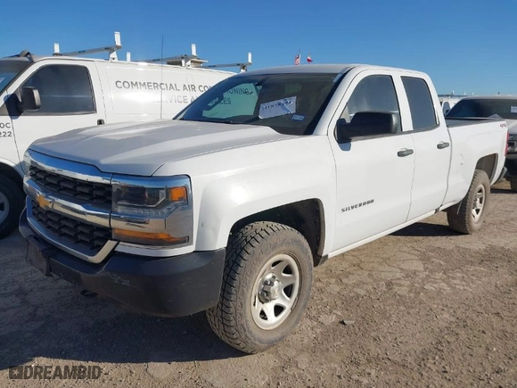 2019 Chevrolet Silverado 1500 LD Work Truck with VIN 2GCVKNEC0K1160337, listed as a IAAI auction lot 41838291 with 93,285 mi miles. Bid and sale history available at carsss.com. Image 2.